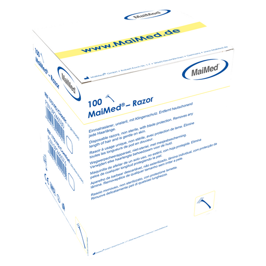 MaiMed - Razor Classic aparat de ras de unica folosinta, nesteril, 100 buc/cutie. | Cutie (100 bucati)