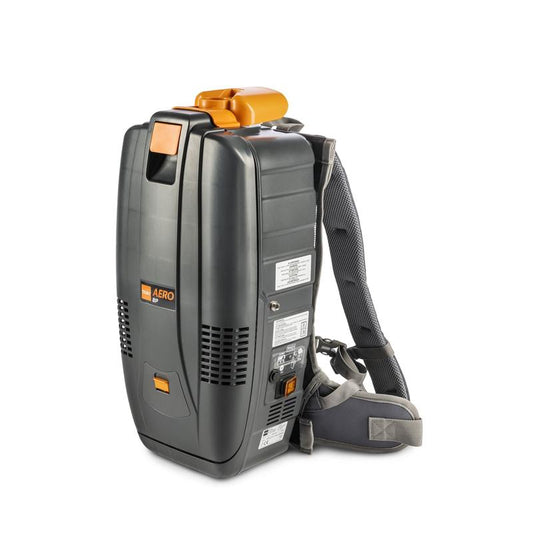 Der TASKI AERO BP B Li-Ion von Diversey Deutschland GmbH & Co. OHG ist ein ultraleichter 3in1-Rucksacksauger mit Lithium-Ionen-Technologie, ideal für die Reinigung von Treppen und engen Räumen - tragbar, freihändig einsetzbar für anspruchsvolle Aufgaben.