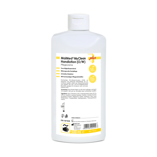 MaiMed MyClean loțiune de mâini (O/W) cremă de îngrijire (pe bază de ulei-apă)