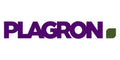 Plagron Logo mit violettem Schriftzug, kleinem grünem Quadrat unten rechts, auf weißem Hintergrund dargestellt