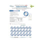 MaiMed MyClean plus foaie de autocolante de deschidere din 72 de autocolante de deschidere | Pachet (1 bucata)