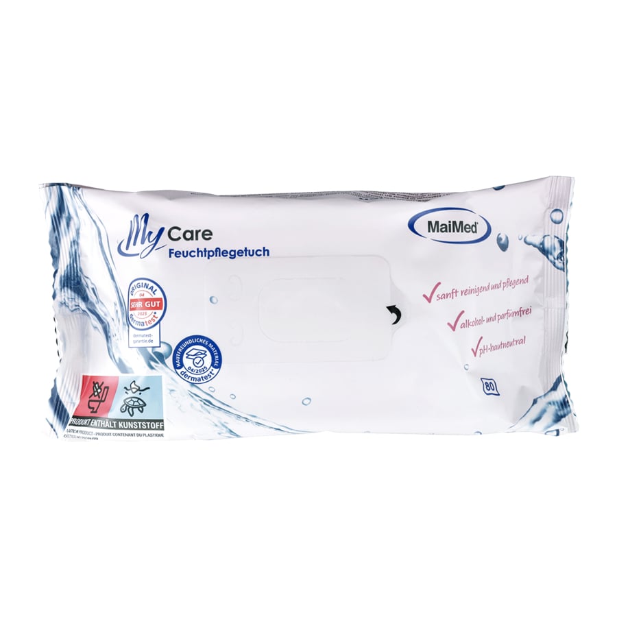 Șervețele umede MyCare 16,5 cm x 16,5 cm | Pachet (80 bucăți)