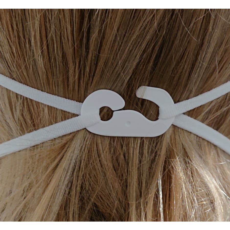 Mască respiratorie FFP2, albă, 10 buc. / Cutie fără supapă, bucle pentru urechi | Cutie (10 bucăți)