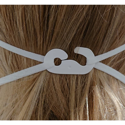 Mască respiratorie FFP2, albă, 10 buc. / Cutie fără supapă, bucle pentru urechi | Cutie (10 bucăți)