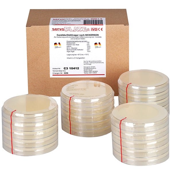 Medii de cultură Servoplate Dermatophyte Selective Agar NOU: Pachet de 4 x 5 bucăți | Pachet (20 farfurii)