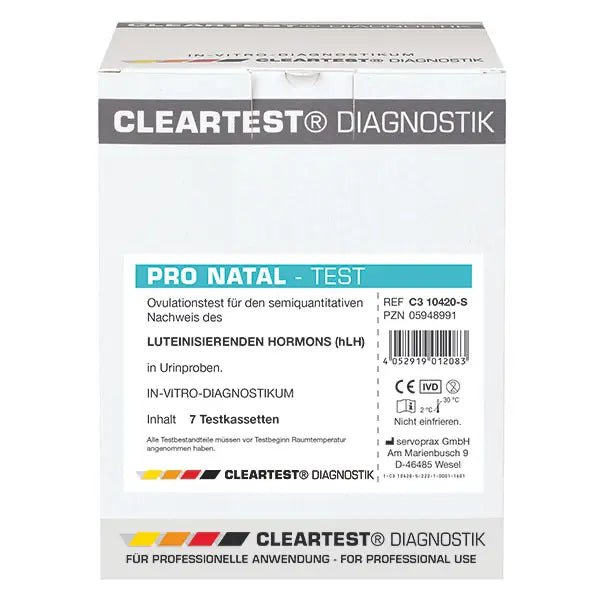 Cleartest Pro Natal, Pachet: 7 buc | Pachet (7 teste)