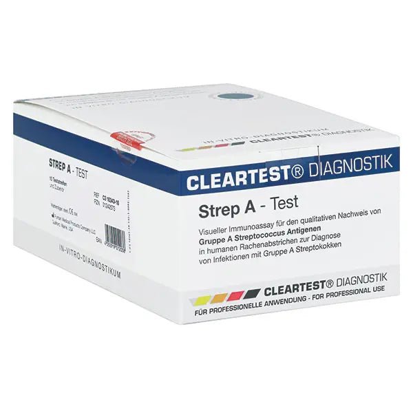 Pachet de benzi de testare Cleartest Strep A: 25 de benzi de testare | Pachet (25 teste)