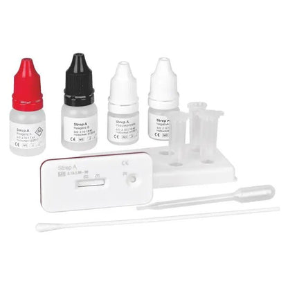 Pachet de casete Cleartest Strep A-Test: 5 casete de testare | Pachet (5 teste)