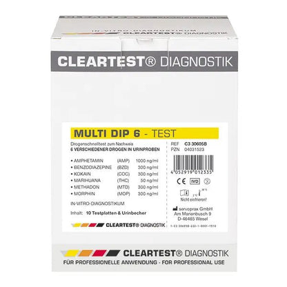 Pachet de testare CLEARTEST Multi Dip 10