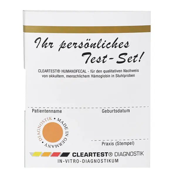 Cleartest Humanofecal, Pachet: 10 teste | Pachet (10 teste)