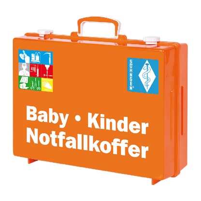 Notfallkoffer Baby-Kinder MT-CD orange