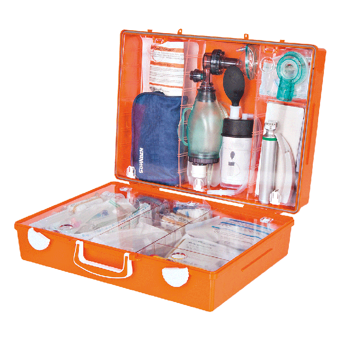 Notfallkoffer Baby-Kinder MT-CD orange