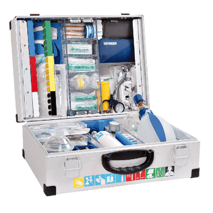 Notfallkoffer CLINOMED Modul A-B+O2-1L