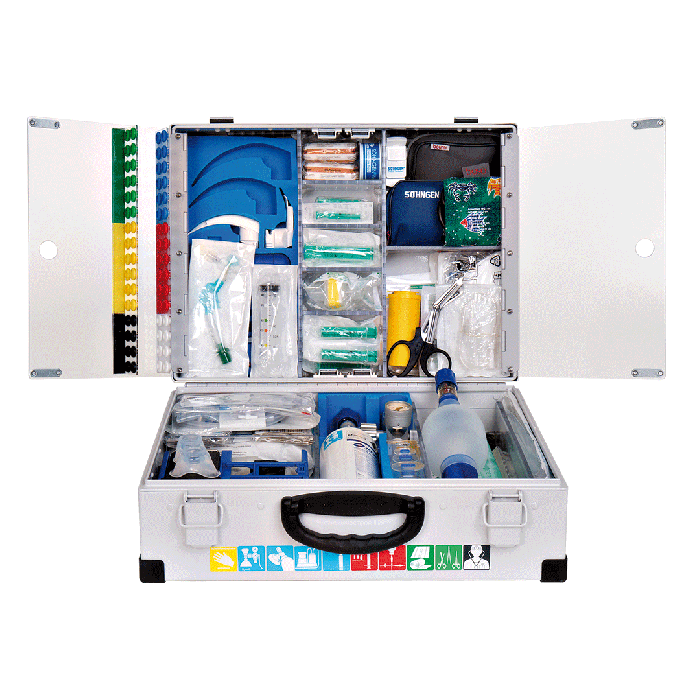 Notfallkoffer CLINOMED Modul A-C+O2-1L