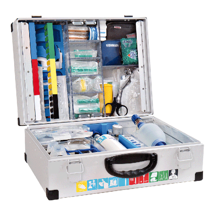 Notfallkoffer CLINOMED Modul A-C+O2-1L