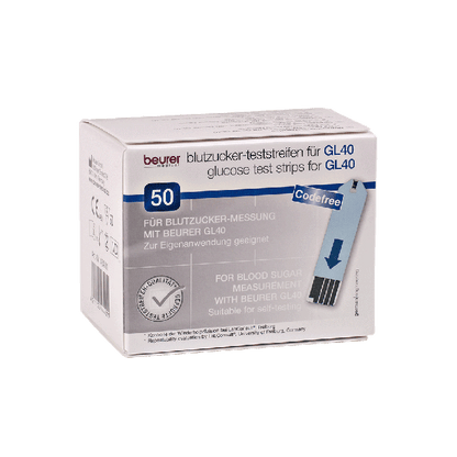Teststreifen für Beurer GL 40 mg-dl à 50 Stück