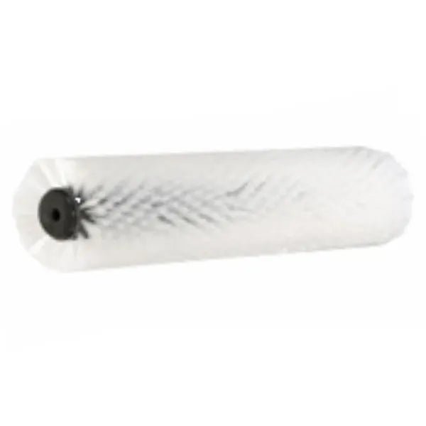 Un rolă de folie Mylar argintie reflectorizantă cu suprafață texturată și miez negru, prezentată sub unghi - perfectă pentru curățarea suprafețelor sensibile cu peria de schimb Arcora Aniko 350 Duo Brush Moale de la Arcora International GmbH.
