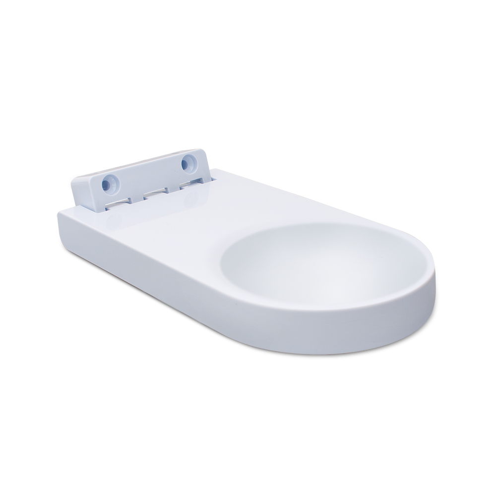 Tava de scurgere pentru dozator universal REF2040 din plastic, alb | Pachet (1 bucata)