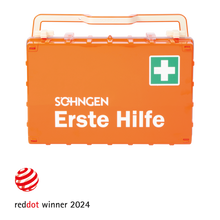 Erste-Hilfe-Koffer orange DYNAMIC-GLOW L Norm Plus DIN 13169