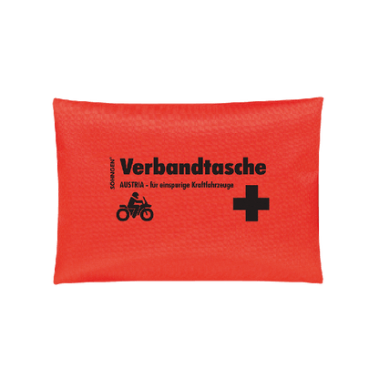 Verbandtasche Austria orange für einspurige Fahrzeuge nach ÖNORM V 5100
