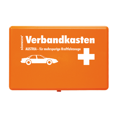 Verbandkasten Austria orange für mehrspurige KFZ