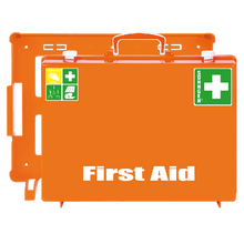 Erste Hilfe-Koffer MT-CD leer orange Druck First Aid