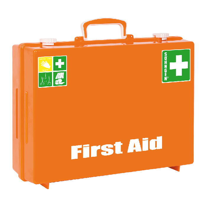 Erste Hilfe-Koffer MT-CD leer orange Druck First Aid