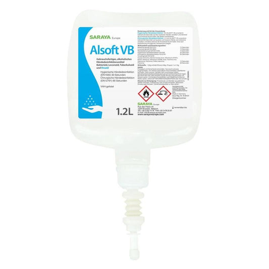 Dezinfectarea mâinilor Saraya Alsoft VB
