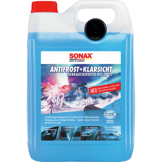 SONAX AntiFrost+KlarSicht până la -20 °C, cu aromă de citrice