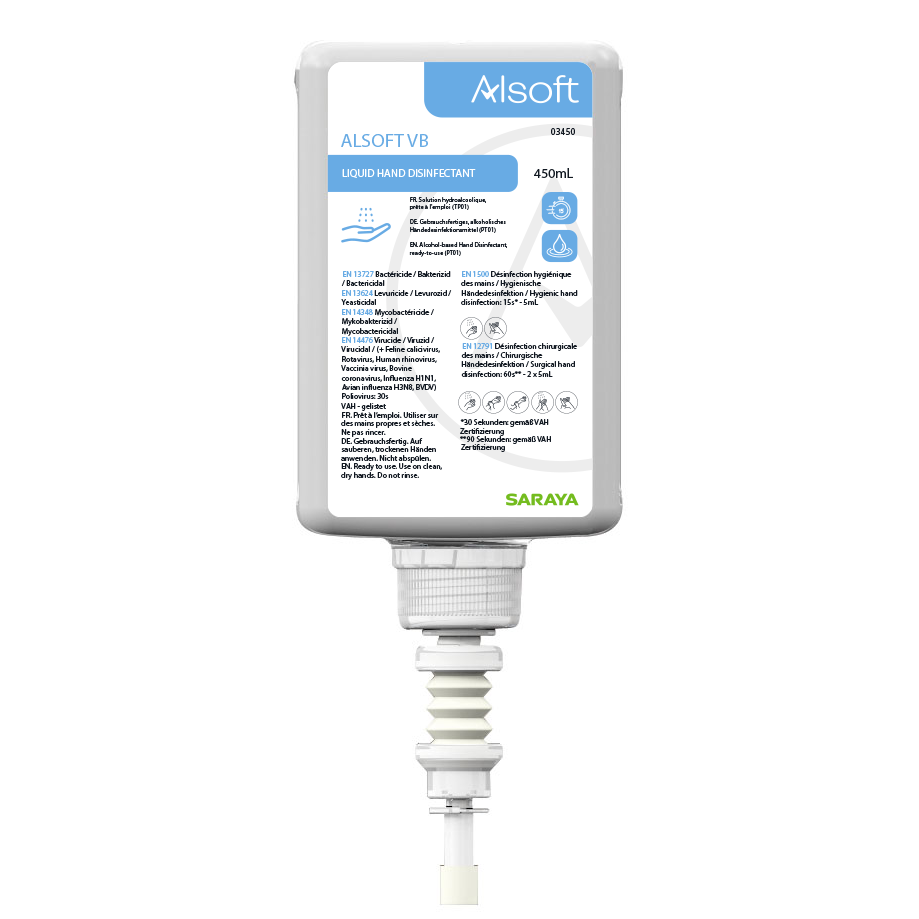 Dezinfectarea mâinilor Saraya Alsoft VB