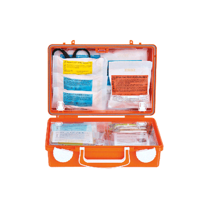 Erste-Hilfe-Koffer QUICK-CD Kombi orange SCHULE