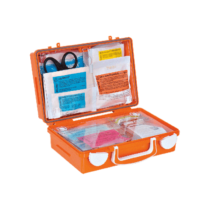 Erste-Hilfe-Koffer QUICK-CD Kombi orange KINDERGARTEN