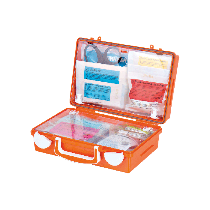 Erste-Hilfe-Koffer QUICK-CD Kombi orange KINDERGARTEN