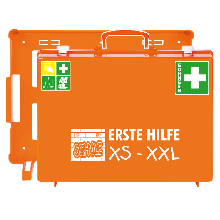 Erste-Hilfe-SCHULE XS-XXL MT-CD orange