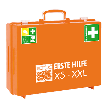 Erste-Hilfe-SCHULE XS-XXL MT-CD orange