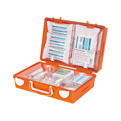 Erste Hilfe Koffer SN-CD orange mit Füllung nach ÖNORM Z 1020 1