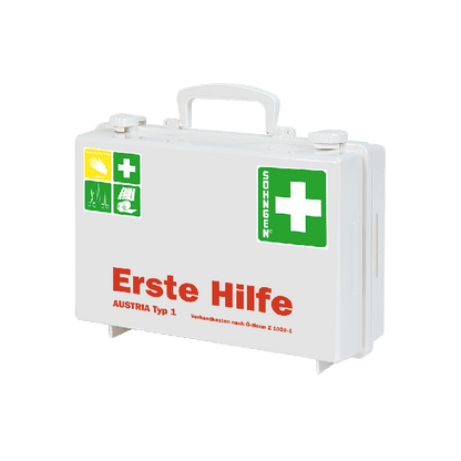Erste Hilfe Koffer SN-CD weiß mit Füllung nach ÖNORM Z 1020 1