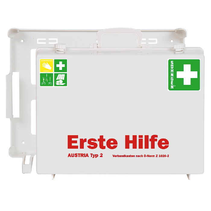 Erste Hilfe Koffer MT-CD weiß mit Füllung nach ÖNORM Z 1020 2