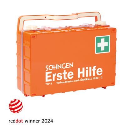 Erste-Hilfe-Koffer orange DYNAMIC-GLOW L ÖNORM Z 1020-2