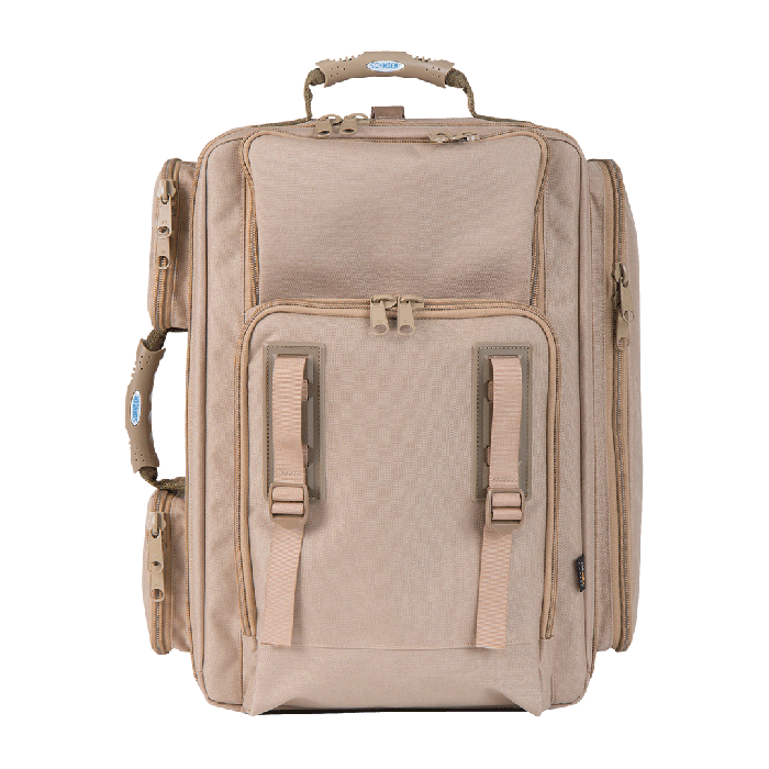 NumberOne NFR sand leer incl. 3 großen - 2 kleinen Modultaschen