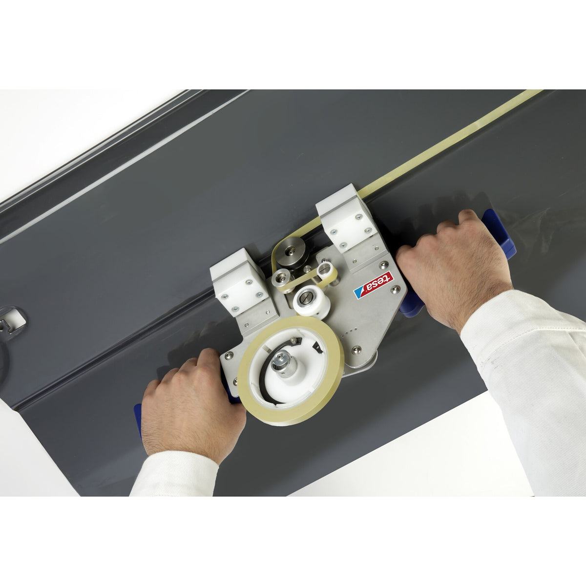 tesaflex 4174 PVC-Fineline-Maskierband, pastellgrün – Anwendung