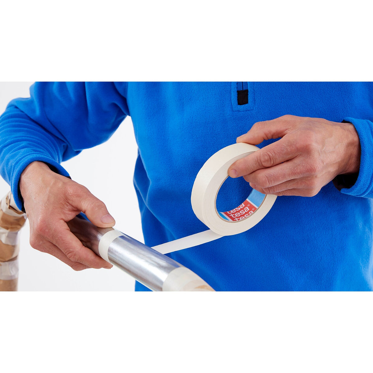 tesakrepp 4316 PV3 Krepppapier-Abdeckband, beige – Anwendung