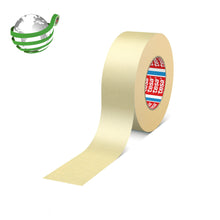 tesakrepp 4324 Bandă de acoperire din hârtie, galben pastel, 50 m x 12 mm