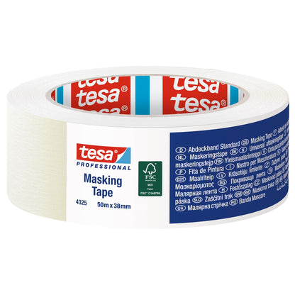 tesa Professional 4325 Abdeckband Standard chamois, 50 m x 38 mm