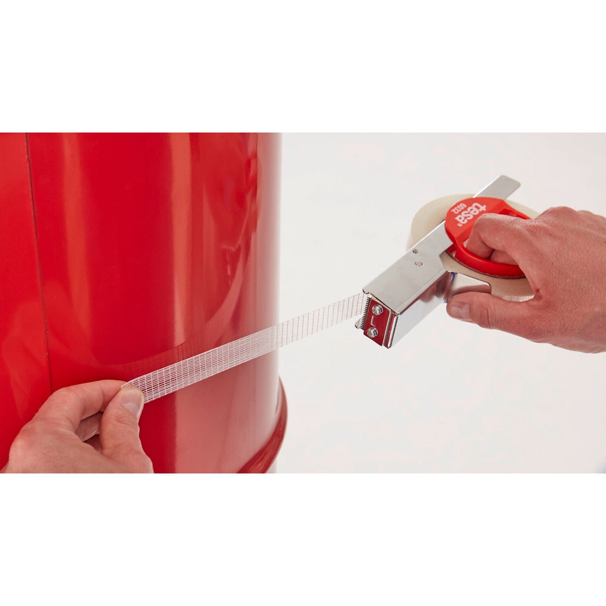 tesa 4591 Kreuzfilamentklebeband, transparent – Anwendung