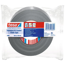 tesa Professional 4688 PE Reparaturband silber-grau, 50 m x 50 mm