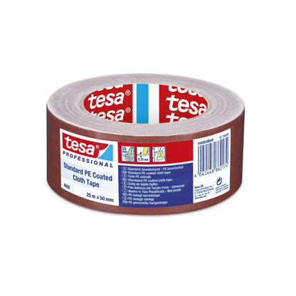 tesa Professional 4688 PE Reparaturband braun, 25 m x 50 mm