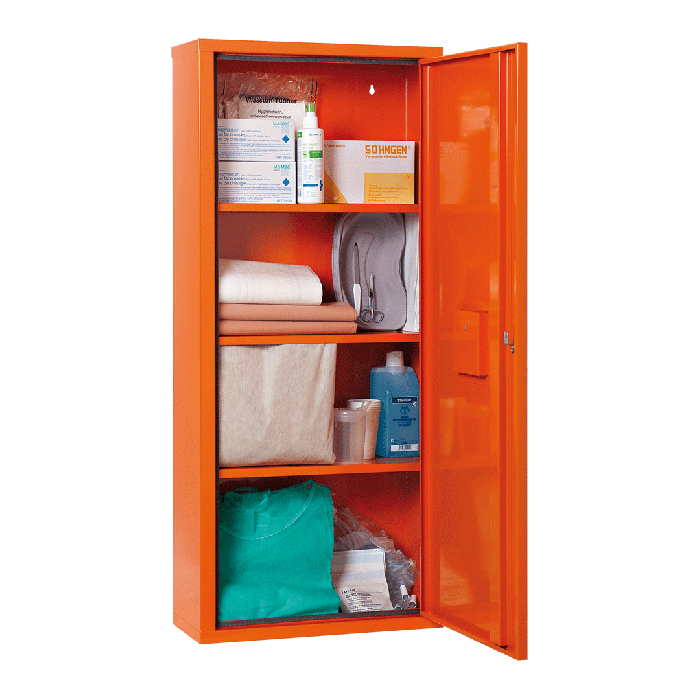 ANBAUSAFE Pflegegerät gefüllt orange