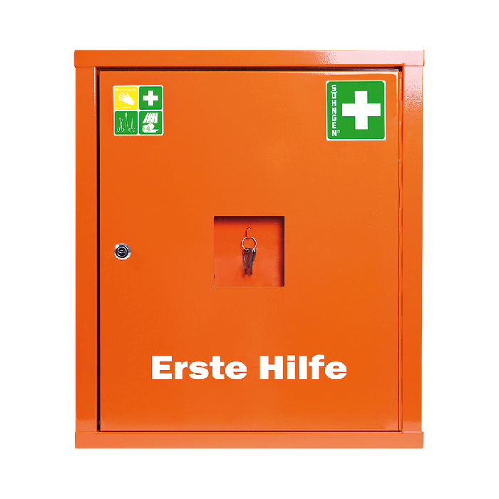 Verbandschrank EUROSAFE Industrie Norm Plus orange