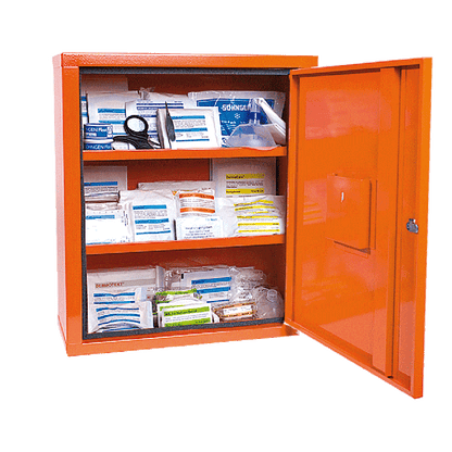 Verbandschrank EUROSAFE Industrie Norm Plus orange